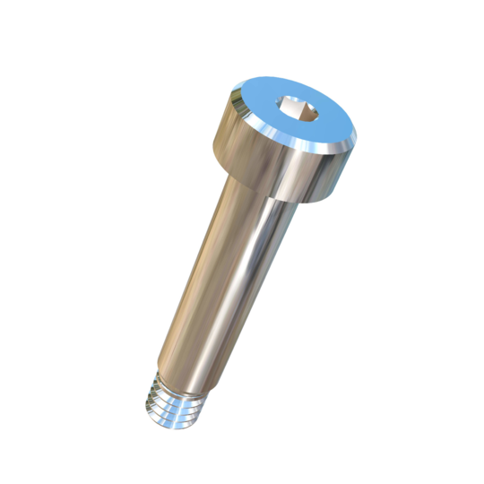 Titanium 3/16 X 15/16 Socket Head Allied Titanium Shoulder Cap Screw with 3/4 inch shoulder and 3/16 inch of #8-32 UNC Threads